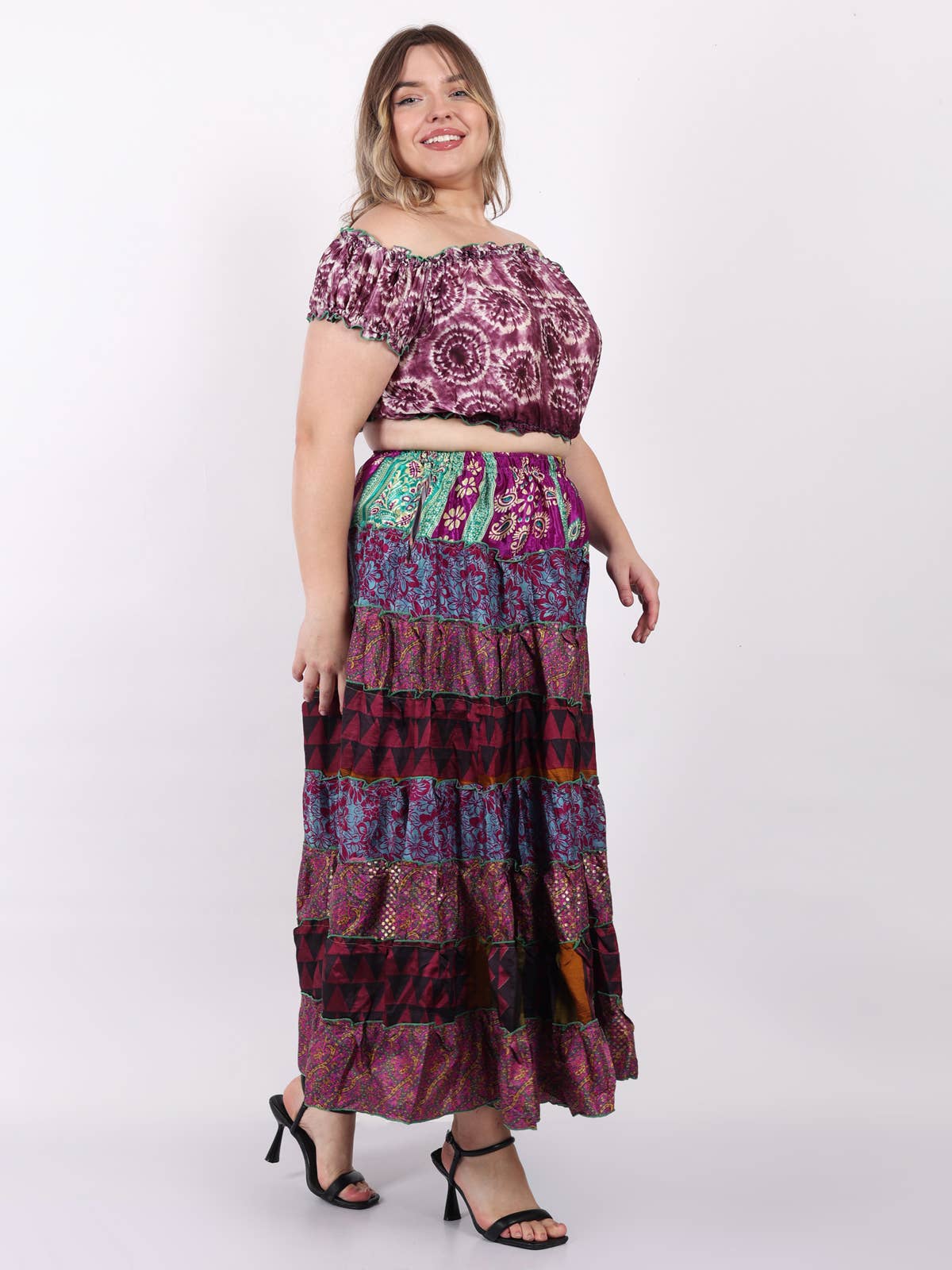 Women's Multi Layer Banjara skirts 7 Layer Mix Lot Wholesale