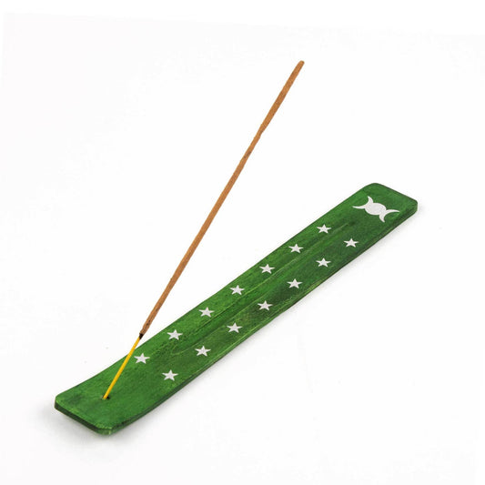 Wooden Incense Holders: Grün